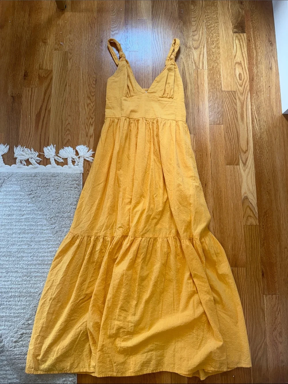 Abercrombie & Fitch Yellow Maxi Dress
